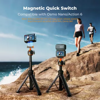 Mini Tripod Selfie Stick 65cm 360° Head for DJI Osmo Nano / Action 6 / Kf09.181