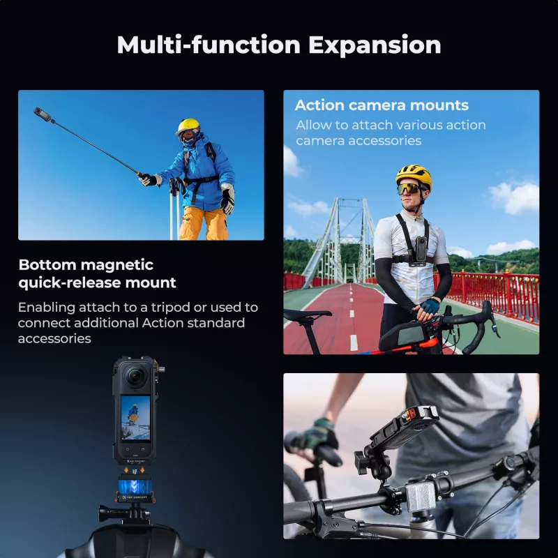 KF apsauginis rėmas su laikikliais Insta360 X5 / Kf31.182