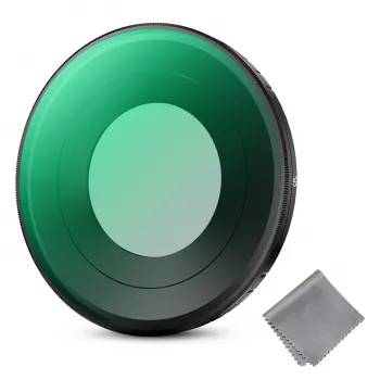 K&F Concept Nano-X 8K Ultra HD cirkuliacinis poliarizacinis filtras su dėklu, skirtas Insta360 GO Ultra / GO 3 / GO 2 / GO