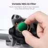 K&F kintamo tankio ND filtras ND2-ND32, skirtas DJI Mini 5 Pro dronui, AGC stiklas