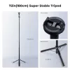 K&F Concept X97-C Selfie Stick Tripod 180 cm su MagSafe magnetiniu laikikliu ir Bluetooth nuotolinio valdymo pulteliu (Juoda)
