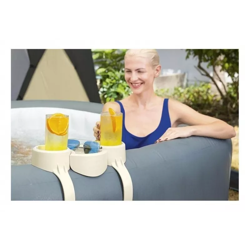 Bestway Flowclear Pool Cup Holder 2-Pack Grey/Blue