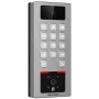 Hikvision DS-K1T502DBWX-CQR veido atpažinimo terminalas su 7 colių jutikliniu ekranu, 2 MP dviejų objektyvų kamera, pirštų atspaudų skaitytuvu, Mifare kortelių skaitytuvu, PIN kodu, Wi-Fi, IP65, IK08