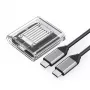 Orico TC20-M2-10G M.2 NVMe USB-C 3.2 SSD Enclosure - Transparent