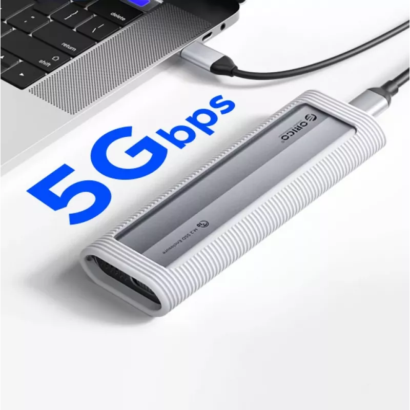 ORICO AXM2S-G2 M.2 NVMe/NGFF USB-C 10Gbps korpusas – pilka