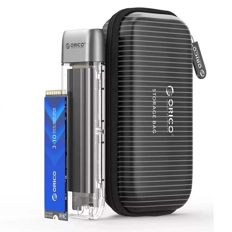 ORICO TXM2-C3 M.2 NVMe USB-C 3.2 10Gbps SSD Enclosure - Pilka