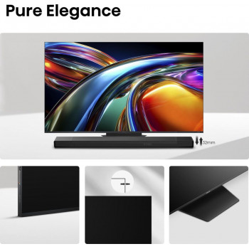 Hisense 75UR9DS 75 colių ULED Mini-LED 4K išmanusis televizorius (2024)