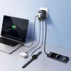 Baseus PicoGo AG11 45W 6-in-1 Universal Travel Adapter su įtraukiamu USB-C laidu – juoda
