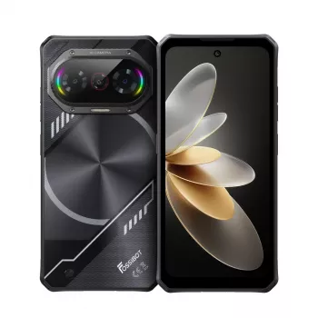 FOSSIBOT F114 4G išmanusis telefonas 6.49 inch HD+ 4GB RAM 64GB juodas