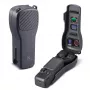 KF kietas PC apsauginis dėklas, skirtas DJI Osmo Pocket 3/4 su dirželiu – juodas