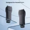 KF kietas PC apsauginis dėklas, skirtas DJI Osmo Pocket 3/4 su dirželiu – juodas