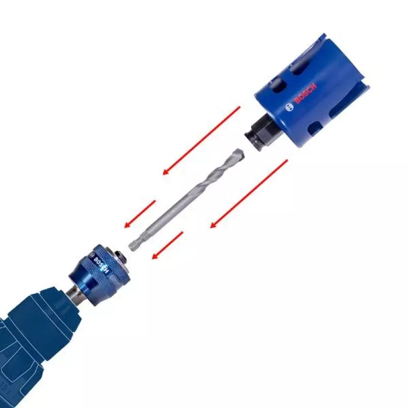 Bosch 2608902035 Power Change Plus adapterinis kotas skyliniams pjūklams 11 mm šešiakampis 1 vnt.