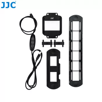 JJC FDA-LED1 LED apšvietimo skydelis filmų ir skaidrių skaitmeninimui, 6500K, CRI≥95, maitinamas USB-C