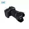 JJC Objektyvo gaubtas, skirtas Canon EW-73B – žiedlapio tipo, bajonetinis tvirtinimas, juodas