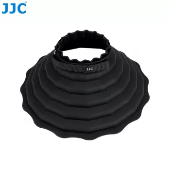 JJC LH-ARLII Sulankstomas guminis objektyvo gaubtas 73-88mm