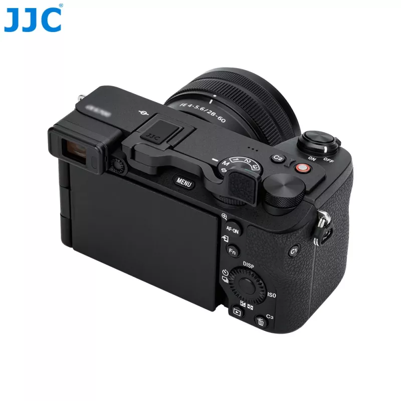 JJC TA-A6700 nykščio atrama „Sony A6700“ – aliuminio lydinio tvirtinimas prie karštosios blykstės