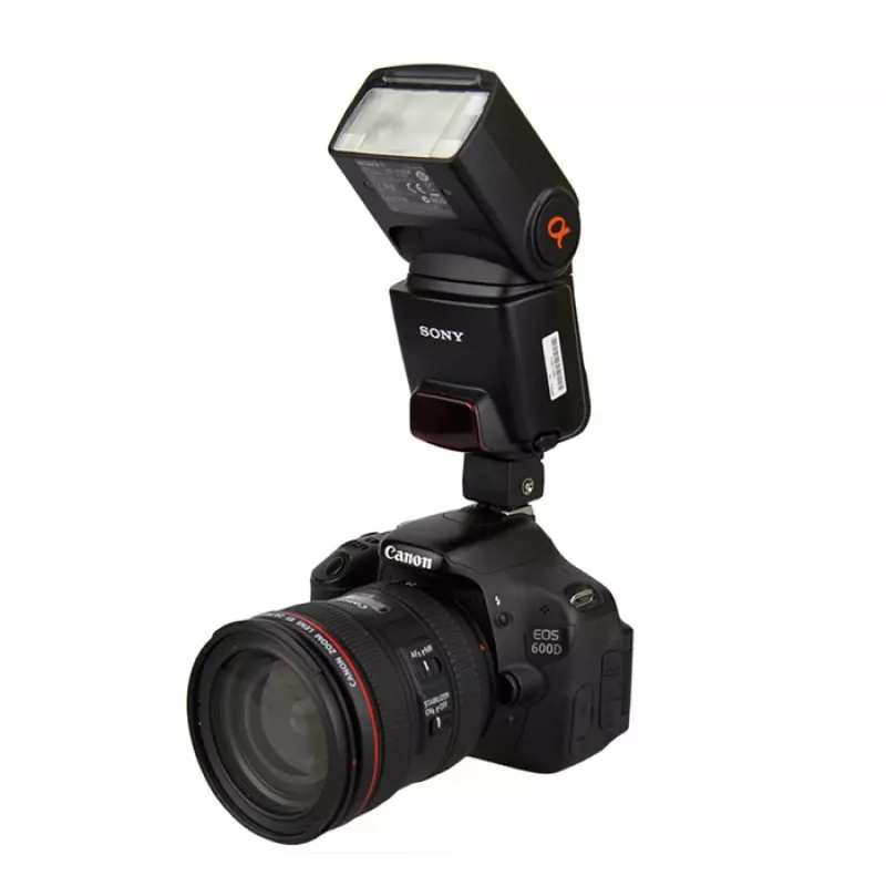 JJC Hot Shoe Adapter Sony Alpha į standartinį ISO 518 su PC sinchronizacijos jungtimi