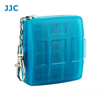 JJC atminties kortelių dėklas 4 SD / SDHC / SDXC kortelėms - juoda