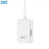 JJC PDB-UC USB-C kortelių skaitytuvas su 2x USB-C prievadais, kosminė pilka