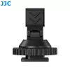 JJC HC-DMN Adapteris nuo karštosios kurpės iki 1/4 inch-20 sriegio mikrofonų laikikliui, juodas