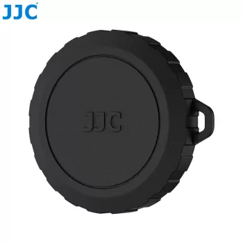 JJC objektyvo dangtelis, skirtas DJI Osmo Action 5 Pro / 4 / 3 (DOA5S) – juodas silikonas