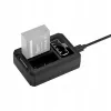 JJC Dvigubas USB-C įkroviklis 2x Fujifilm NP-W126 / NP-W126S akumuliatoriams DCH-W126TC