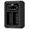 JJC Dvigubas USB-C įkroviklis 2x Fujifilm NP-W126 / NP-W126S akumuliatoriams DCH-W126TC
