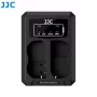 JJC Dual USB Charger, skirtas 2x Nikon EN-EL15, EN-EL15a, EN-EL15b, EN-EL15c akumuliatoriams
