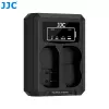 JJC Dual USB Charger, skirtas 2x Nikon EN-EL15, EN-EL15a, EN-EL15b, EN-EL15c akumuliatoriams