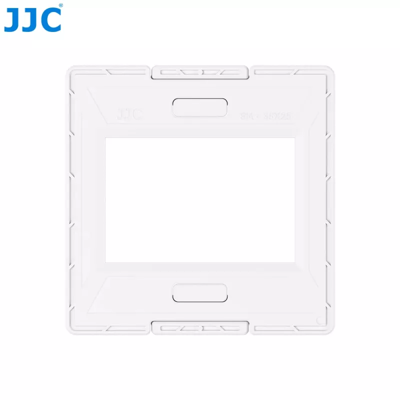 JJC SM-35x50 35 mm skaidrių rėmeliai, 50x50 mm rėmas, 36x24 mm anga, ABS plastikas, užspaudžiami, 50 vnt.