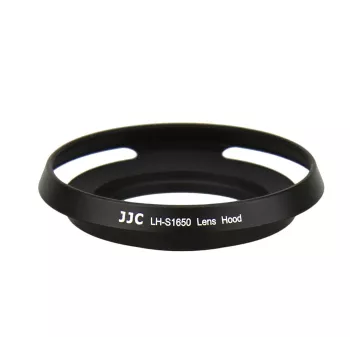 JJC Metal Lens Hood, skirtas Sony E PZ 16-50mm, Samsung NX 20-50mm, Nikon 1 NIKKOR 10mm f/2.8 - Juoda