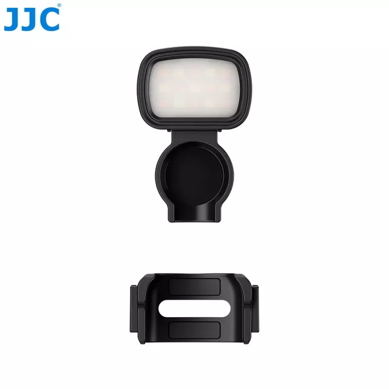 JJC Mini Magnetic LED Fill Light for DJI Osmo Pocket 3, CRI≥95, 15 LEDs, USB-C Rechargeable