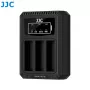 JJC Triple USB Battery Charger, skirta Ricoh DB-120 (3 lizdai) - DCH-DB120TC