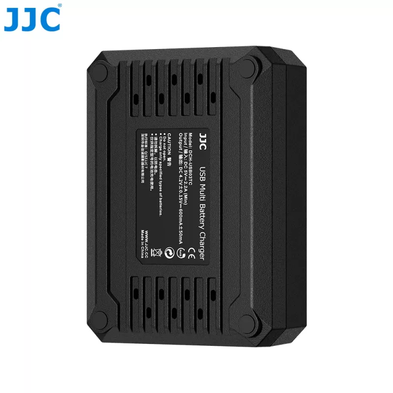 JJC Triple USB Battery Charger, skirta Ricoh DB-120 (3 lizdai) - DCH-DB120TC