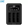 JJC Triple USB Battery Charger, skirta Ricoh DB-120 (3 lizdai) - DCH-DB120TC