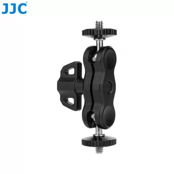 JJC MFC-B Lankstus gooseneck laikiklis su spaustuku monitoriaus lempai, 2x 1/4 inch sraigtas, juodas