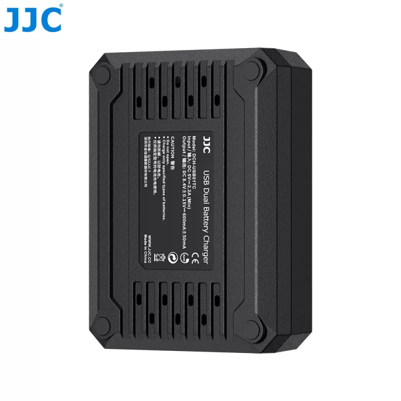 JJC Dual USB įkroviklis, skirtas Olympus BLS-1, BLS-5, BLS-50 akumuliatoriams