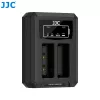 JJC Dual USB įkroviklis, skirtas Olympus BLS-1, BLS-5, BLS-50 akumuliatoriams
