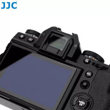 JJC Grūdinto stiklo ekrano apsauga Fujifilm X-T5, X-T4, X-T3 EVF - 9H kietumas, atspari įbrėžimams, atspari pirštų atspaudams