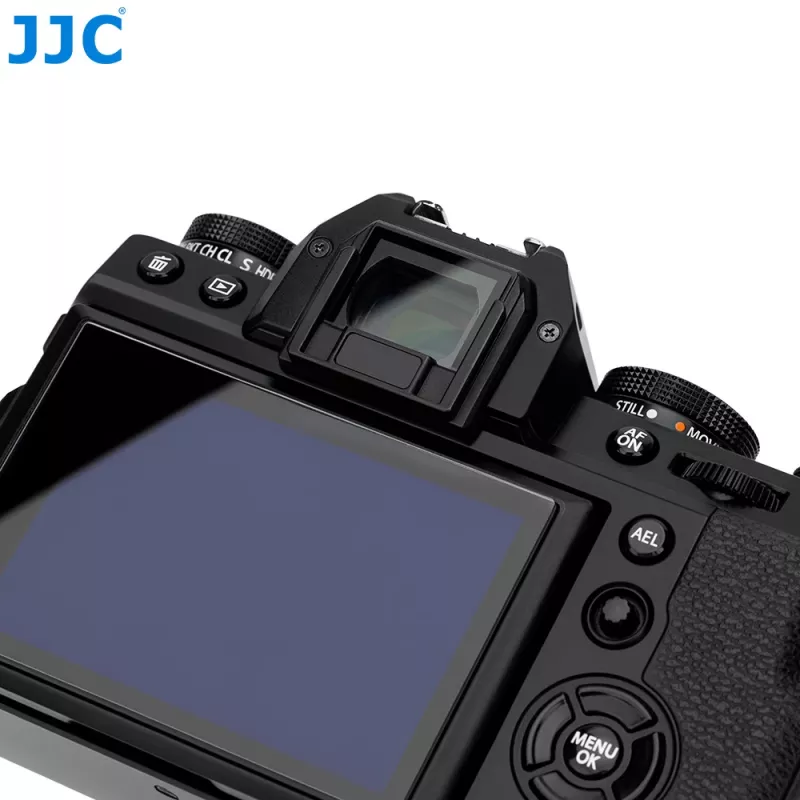 JJC Grūdinto stiklo ekrano apsauga Fujifilm X-T5, X-T4, X-T3 EVF - 9H kietumas, atspari įbrėžimams, atspari pirštų atspaudams