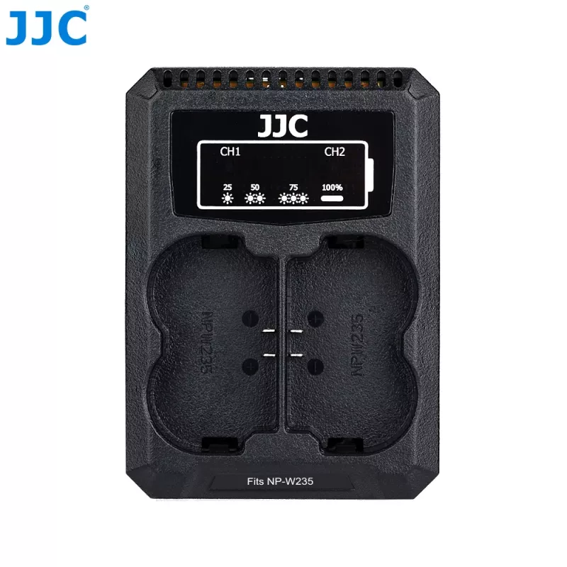 JJC Dual USB Įkroviklis Fujifilm NP-W235 akumuliatoriams