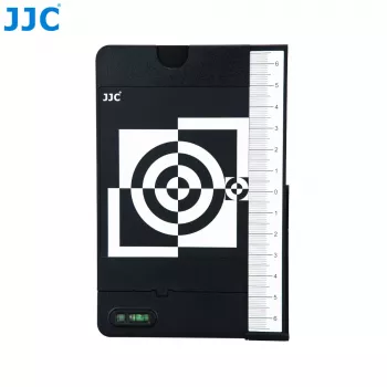 JJC 2-in-1 pilka kortelė ir fokusavimo kalibravimo diagrama automatiniam fokusavimui reguliuoti