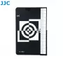 JJC 2-in-1 pilka kortelė ir fokusavimo kalibravimo diagrama automatiniam fokusavimui reguliuoti