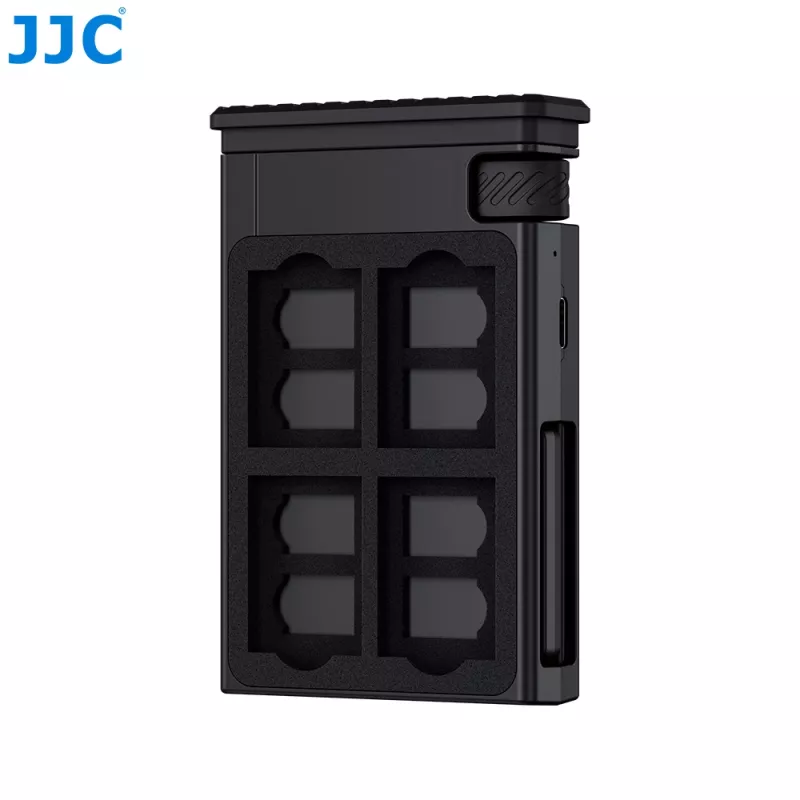 JJC MFCC-1 Daugiafunkcinis kortelių skaitytuvas USB Type-C & MicroUSB 3.1 300 Mbps su apsauginiu dėklu