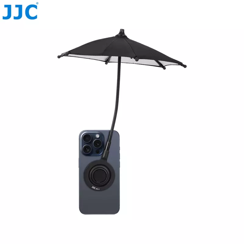 JJC SPU-1 mini skėtis nuo saulės ir lietaus su magnetu išmaniesiems telefonams
