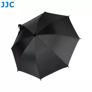 JJC CU-XLM2 Fotoaparato lietaus skėtis su šalto bato laikikliu ir 1/4 inch sriegiu, skirtas DSLR, veidrodiniams fotoaparatams ir vaizdo kameroms