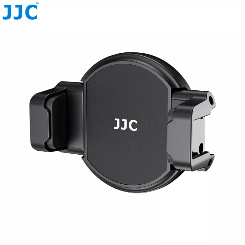 JJC MS-SPC1 Juodas magnetinis telefono laikiklis su 1/4 inch sriegiu ir 2 Cold shoe lizdais, skirtas iPhone MagSafe
