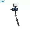 JJS SPC-S25 360° trikojis laikiklis išmaniesiems telefonams, SSD diskams ir GoPro su 1/4 inch sriegiu ir Arca-Swiss pagrindu
