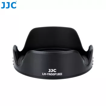JJC LH-YN50F18II Tulip Lens Hood, skirtas Yongnuo YN 50mm f/1.8 II objektyvui – juoda