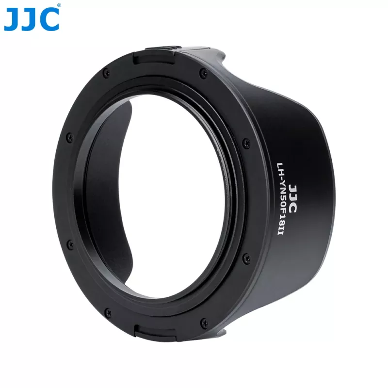 JJC LH-YN50F18II Tulip Lens Hood, skirtas Yongnuo YN 50mm f/1.8 II objektyvui – juoda